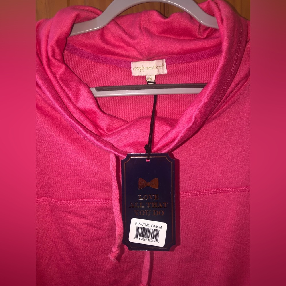 Simply Southern Cowl Neck Sweater size Medium NWT Never worn - Picture 3 of 5